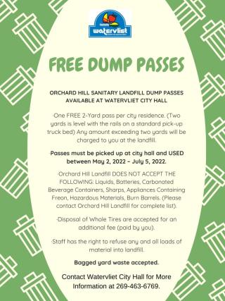 Dump Pass Flyer